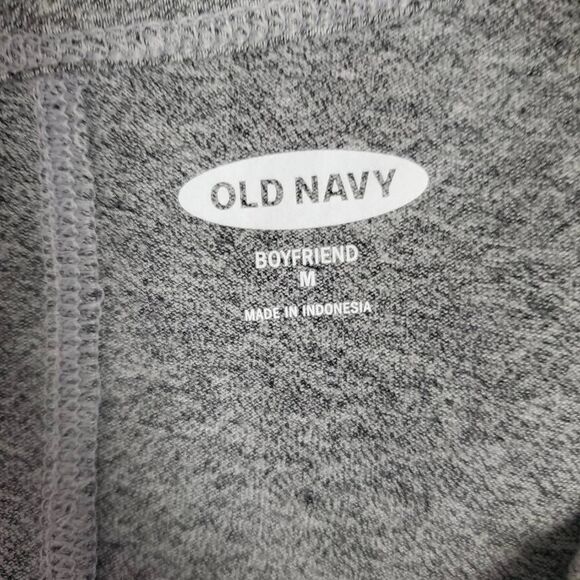 Old Navy Boyfriend Gray Short Sleeve Tee Size M - Picture 5 of 7